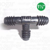 Accesorios Riego Conexiones Polietileno Te Espiga Triple 1½ 1