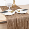 Café Cheesecloth Table Runner 10ft Rustic Gauze Table ... 1