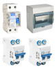 Kit 2 Termica 5 A 32 Sica + 1 Disyuntor 40 Sica + Caja 6 Mod 0