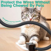 Protector De Cable Para Perros Uomtfai De 10 Pies - 1/2 PuLG 2 Protector De Cable Para Perros Uomtfai De 10 Pies - 1/2 PuLG 2