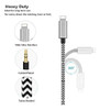 Cable Auxiliar Para iPhone 6ft, Esbeecables [apple Mfi Certi 4