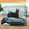 Cama Para Perros Grande Gris 91x58cm Lavable Con Forro Extra 4