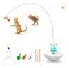 Juguete Interactivo Para Gatos Con Mariposa Giratoria 0