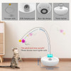 Juguete Interactivo Para Gatos Con Mariposa Giratoria 3