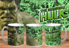Taza De Plastico Super Heroes Hulk Personalizada 1