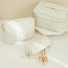 Ormein Bolsa De Maquillaje De Algodón Floral, 4