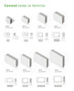 Caja De Pase Embutir Pvc 18x25 061825 Genrod 3