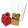 Kit Imprimible Molde Caja Cubo Cierre Corazon + Fondos 0