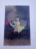 Tarjeta Postal Antigua Foto Bebé Italiana 0