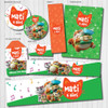 Kit Imprimible Personalizado 44 Gatos Candy Cumple Invitacio 1