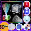 Luces De Fibra Óptica Mini Led Multicolor, 12 Unidades 1
