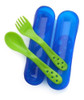 Set De Cuchara, Tenedor Y Estuche Baby Innovation Punto Bebe 0