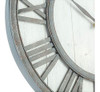 Casco Antiguo Casa Metal Y Madera Maciza Silencioso Reloj De 3