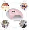 Lámpara De Uñas Doble Cabina Uv Led 48w P/secado Profesional 2