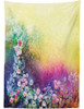 Mantel De Flores De Ambesonne, Hiedra Belleza Floral En Prim 1 Mantel De Flores De Ambesonne, Hiedra Belleza Floral En Prim 1