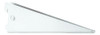 Ménsula Para Estante Repisa Riel 37cm Doble Enganche Blanca 0