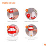 Kit Luz Noche Bebe Jirafa Y Humidificador Faro + 2 Esencias 7
