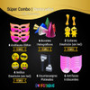 Combo Cotillon Luminoso Led Neon Fiesta Carioca 120 Personas 6 Combo Cotillon Luminoso Led Neon Fiesta Carioca 120 Personas 6