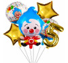 Pack De 6 Globos Plim Plim Rosa O Azul 1