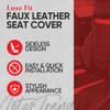 Motor Trend Luxefit - Funda De Asiento De Automvil De Piel S 1 Motor Trend Luxefit - Funda De Asiento De Automvil De Piel S 1
