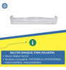 Balcon Anaquel Angosto Heladera Patrick / Mabe / G. Electric 1