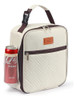 Bolso De Almuerzo Aislado Pequeño Blanco Refrigerable 0