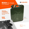 Bidón Chapa Vertical 10 Litros Con Pico Vertedor 1 Bidón Chapa Vertical 10 Litros Con Pico Vertedor 1