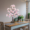 Jointwin Luz Árbol Cerezo Flor, 24 Led, Flor Rosa, Árbol Con 6