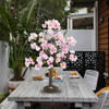 Jointwin Luz Árbol Cerezo Flor, 24 Led, Flor Rosa, Árbol Con 7