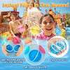 Globos De Agua Reutilizables Para Niños, 24 Pcs Rápido Llena 6