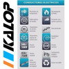 Combo X8 Llave Kalop De Luz Con Tapa 1