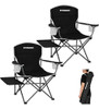 Kingcamp - Silla Plegable De Respaldo Alto, Sillas 0