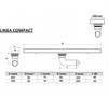 Desagüe Lineal 60cm Tile Compact Premium Moldumet 2
