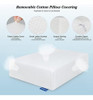 Almohada Cúbica De Espuma Viscoelástica Para Dormir De Lado 3