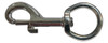 Mosquetón Tipo Llavero Con Giratorio Bronce Cromado (70mm) 2