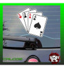 Calco Cartas Poker De Ases  Plotter Vinilo 1