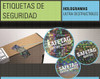 100 Etiquetas Seguridad Fajas Garantia Void Hologramas 25x12 5