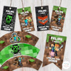 Kit Imprimible Minecraft Personalizado Full+obsequios 4