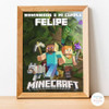 Kit Imprimible Minecraft Personalizado Full+obsequios 5