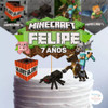 Kit Imprimible Minecraft Personalizado Full+obsequios 7