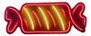 Cartel Neón Led Golosinas Caramelo 0