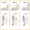 Bisagra Cierre Suave Ducasse Premium Base 3d Codo 9 X 6 Un 1
