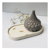 Bandeja Ovalada Decorativa Multiuso Difusores Velas Mesa Luz 6