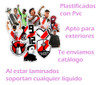 Stickers River Plate 20 Unidades Pvc Plastificados 1