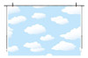 Telón De Fondo Azul, Cielo Blanco, Nube, Fiesta De Cumpleaño 1