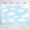 Telón De Fondo Azul, Cielo Blanco, Nube, Fiesta De Cumpleaño 3