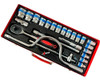 Juego Tubo Dado 1/2 24 Pcs 10 A 32mm Caja Metal Taller Auto 1