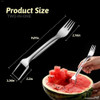 Cortador De Sandía 2 En 1 Acero Inoxidable Para Cocina 3