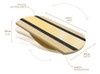 Tabla De Equilibrio - Juego Montessori, Mdf 40x24x10cm 1
