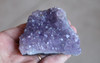 Amatista Bellísima Drusa  Natural En Bruto - Largo 8,8 Cms 7